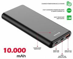 SWISSTEN power line power banka 10000 mah 20W power delivery črna