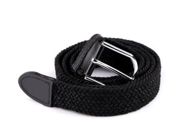 Elastični pas širine 3,2 cm unisex - (109 cm) črna