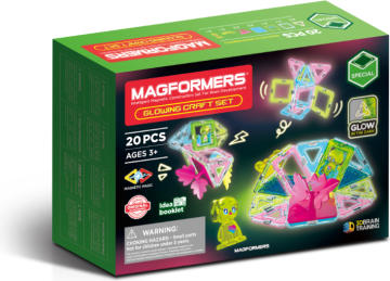 Magformers Svetleči komplet 20 kosov
