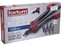 Fortum Klešče za kovičenje, hitro sprostitev, M3-M12, 350mm, CrMoV