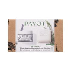 Payot Herbier Beneficial and Certified Organic Care Ritual Set krema za obraz Herbier Universal Face Cream 50 ml + trdo milo Herbier Cleansing Face And Body Bar 85 g za ženske