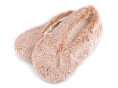 Ženske zimske balerinke s protizdrsnim učinkom - (velikost 35-38) beige light