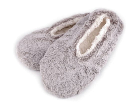 Ženske zimske balerinke s protizdrsnim učinkom - (velikost 35-38) sivo-beige