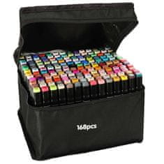 MG Set Markers dvostranski markerji 168 ks