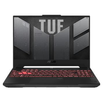 ASUS TUF Gaming A17 FA707NUR-HX002W prenosnik, Ryzen 7 7435HS, 16GB, SSD512GB, 17,3, FHD, RTX4050, W11H (90NR0JL5-M001D0) - rabljeno