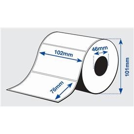 Premium mat etiketa - izrez 102mm x76mm, 440 etiket