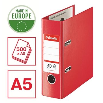 Esselte Datoteka No.1 VIVIDA - A5,7,5cm, rdeča