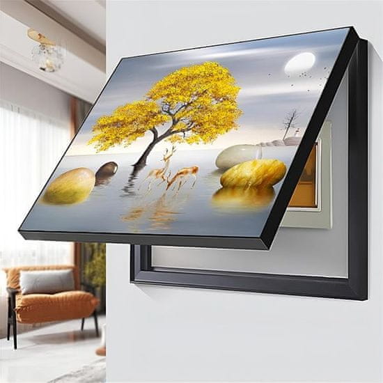 HOME & MARKER® Dekorativna slika za pokrov električne omarice (30x40cm) | DECOFRAME