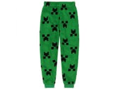 MARVEL Minecraft Creeper fantovska pižama iz flisa, topla, z dolgimi rokavi, črna in zelena 5-6 lat 116 cm