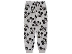 Disney DISNEY Mickey Mouse dekliška pižama iz flisa, topla, z dolgimi rokavi, bela in siva 7-8 lat 128 cm