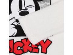 Disney DISNEY Mickey Mouse dekliška pižama iz flisa, topla, z dolgimi rokavi, bela in siva 7-8 lat 128 cm