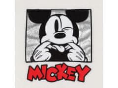 Disney DISNEY Mickey Mouse dekliška pižama iz flisa, topla, z dolgimi rokavi, bela in siva 7-8 lat 128 cm
