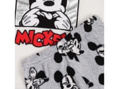 Disney DISNEY Mickey Mouse dekliška pižama iz flisa, topla, z dolgimi rokavi, bela in siva 7-8 lat 128 cm