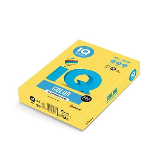 IQ Barvni papir Color A4-CY39, kanarsko rumena, 250 listov