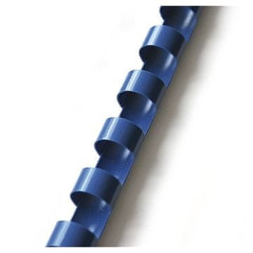 Plastične hrbtne ploščice - 6 mm, modre, 100 kosov