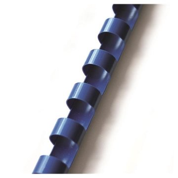 Plastične hrbtne strani - 38 mm, modre, 50 kosov