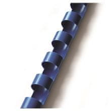 Plastične hrbtne strani - 38 mm, modre, 50 kosov