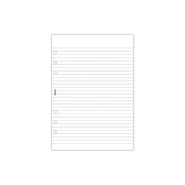 Filofax Rezervna kartuša za, A5, podložena, 50 kosov