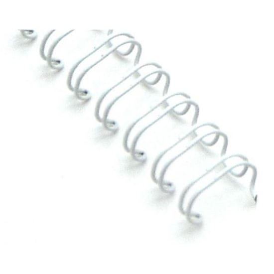 Povratne žice 3/8" - 9,5 mm, 3:1, bele barve, 100 kosov