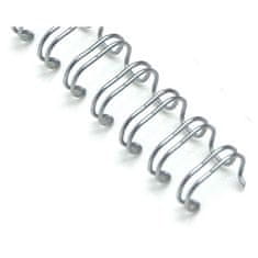 Žične opore 9/16" -14,3 mm, 3:1, srebrna, 100 kosov