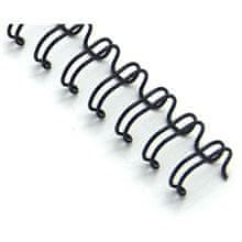 Žične opore 1/2" - 12,7 mm, 3:1, črna, 100 kosov