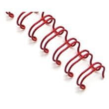 Povratne žice 1/4" - 6,4 mm, 3:1, rdeče, 100 kosov