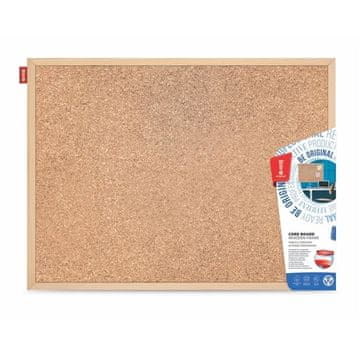 Pločevinasta tabla Memobe, 40 x 30 cm, lesen okvir