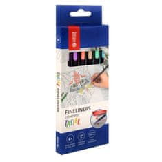 Liner MemoBe, komplet 6 pastelnih barv