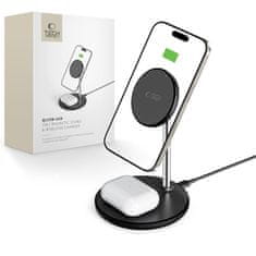 Tech-protect A39 2in1 MagSafe brezžični polnilnik za mobitel / AirPods, črna