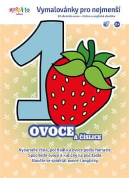 Kresli.to Pobarvanke za najmlajše - Sadje in številke - Kristýna Bízová