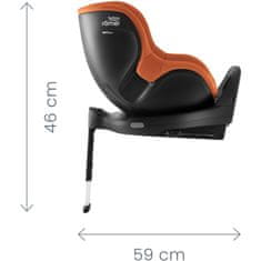 Britax Römer Dualfix Pro i-Size avtosedež, 40-105 cm, Space Black (2000038294)