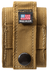 Zippo vžigalnik 49401 Black Crackle in etui Coyote Pouch