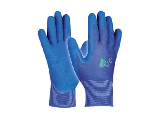 GEBOL Modre delovne rokavice KIDS BLUE za otroke velikosti 5