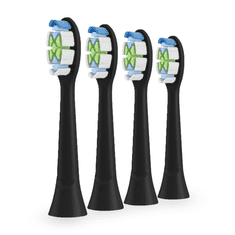 Ultrasonic nastavki za Philips Sonicare W2 Optimal White, 4 kosi, črni