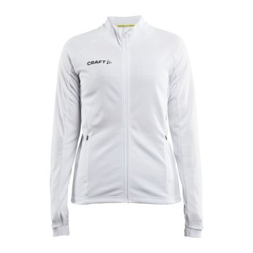 Craft Športni puloverji bela 173 - 176 cm/XL Evolve Full Zip