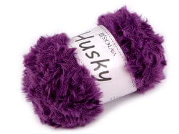 Pletena preja Husky 100 g - vijolična