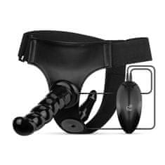 Easytoys Komplet vibracijskega strap ona - Easytoys Fetish Collection, črn