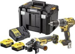 DeWalt 2-DELNI SET AKU ORODJA V TSTAK 5,0Ah 18V DCK2020P2T