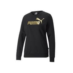 Puma Športni pulover črna 164 - 169 cm/S Ess Metallic Logo