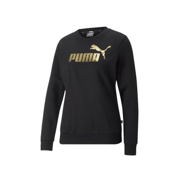 Puma Športni pulover črna 164 - 169 cm/S Ess Metallic Logo