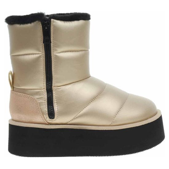 Karl Lagerfeld Snežni škornji elegantni čevlji zlata KL48554624KWHGD