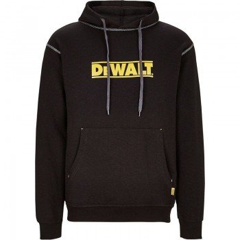 DeWalt MOŠKI PULOVER S KAPUCO ČRNI L DWC47-001-XXL