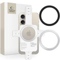 Tech-protect Magnetic magnetni obroč za MagSafe 2ks, črna / srebro