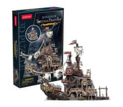 Puzzle 3D Piratsko pristanišče Tortuga 218 kosov
