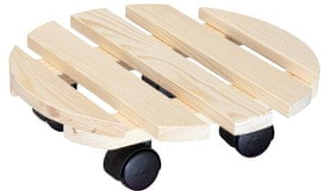 Wagner Okrogla podloga za lonce - 28/30 cm bukev, naravna (nosilnost 100 kg)