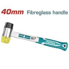 Total Gumijasto in plastično kladivo 40mm (THT77406)