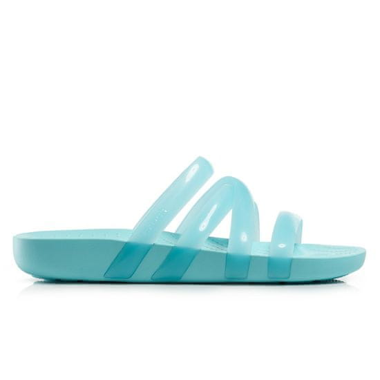 Crocs Japanke svetlo modra Splash Glossy Strappy