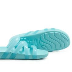 Crocs Japanke svetlo modra 36 EU Splash Glossy Strappy