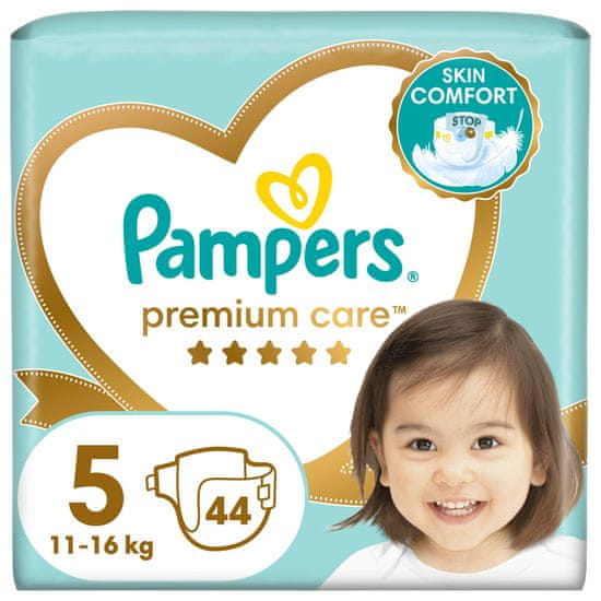 Pampers pleničke Premium Care 5 Junior (11-16 kg) 44 kosov