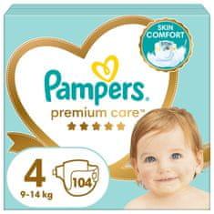 Premium Care plenice, vel. 4, 9 kg–14 kg, 104 kosov